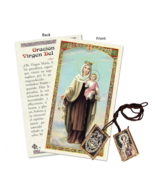 scapular and Our Lady of Mount Carmel Laminated  Spanish Prayer and  Esc... - $9.71 CAD