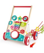 Hape Wooden Push and Pull Music Learning Walker| Multiple Activities Cen... - £56.63 GBP