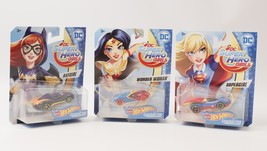 Super Hero Girls Hot Wheels Supergirl Wonder Woman Batgirl Styles New - $5.49