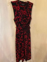 EUC Norma Kamali Floral Jersey Knit Wrap Dress Sleeveless Revolve Size S... - £43.66 GBP