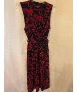 EUC Norma Kamali Floral Jersey Knit Wrap Dress Sleeveless Revolve Size S... - £43.59 GBP