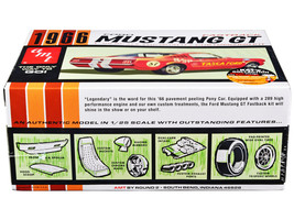 Skill 2 Model Kit 1966 Ford Mustang GT Fastback 1/25 Scale Model by AMT - $55.04