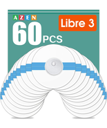 AZEN 60 Pack Freestyle Sensor Covers for Libre 3, Waterproof Adhesive Pa... - £8.75 GBP