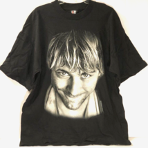 KURT COBAIN Vintage End Music 1998 Giant Grunge Nirvana Black T-Shirt XL - $601.63