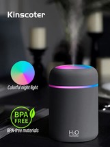 Portable Mini Humidifier 300 Ml Small Cool Mist Humidifiers with Night Light USB - £2.37 GBP