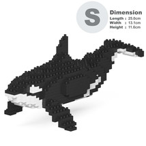 Killer Whale Sculptures (JEKCA Lego Brick) DIY Kit - £41.20 GBP