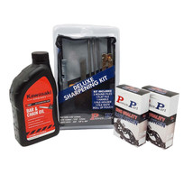 Proven Part (2) 24" Full Chisel 3/8" Pitch .050 84Dl (1) Quart Oil (1) Deluxe S - $55.04