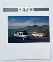 1994 Ford Club Wagon Dealer Showroom Sales Brochure Guide Catalog - £7.55 GBP
