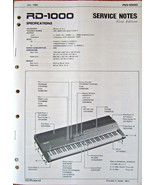 Original Service Manual for Roland RD-1000 Digital Piano Keyboard Schema... - $55.59 CAD