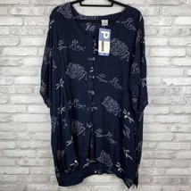 Sostanza Plus Size Navy Starfish Shirt Size 24W Womans new With Tags - $13.21