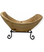 TJ Global Handmade Wood Bowl Rectangular shape Handcarved Natural Root W... - £29.62 GBP+