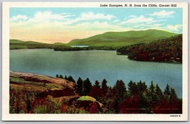 Lake Sunapee New Hampshire from the Cliffs Garnet Hill Postcard N.H. - $7.99