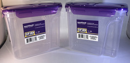 Surefresh Clip Lock Closurecontainer &amp; Lid 11.9 Cups/95 oz-Set Of 2-NEW-... - $19.68