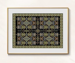Paisley cross stitch hardanger pattern pdf - Lace embroidery cross stitch  - £8.41 GBP