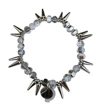 Bomb Party 2022 Halloween Webs of Sparkle Silver Tone Single Bracelet - £13.39 GBP