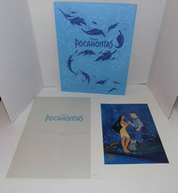 Disney&#39;s Pocahontas Exclusive Commemorative Lithograph 1995 - $35.26