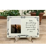 Sister You will always be in my heart / Sister loss / photo frame gift /... - £26.58 GBP