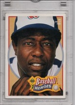 Hank Aaron 1991 Upperdeck Baseball Heroes Baseball Card Mint condition  - $4.99