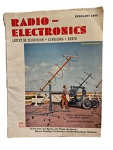 Radio &amp; Radar Track High-Speed Aircraft Radio - Electronics Magazine Feb. 1952 - £7.15 GBP