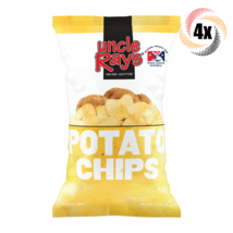 4x Bags Uncle Ray's Potato Chips 4.5oz | Official MLB Chips | Fast Shipping - £14.61 GBP