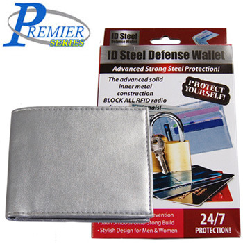 PREMIER® ID STEEL DEFENSE WALLET  MENS/WOMENS