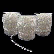 3 X 30M Iridescent Garland Diamond Beaded Strands Acrylic Crystal Wedding Decor - £30.52 GBP