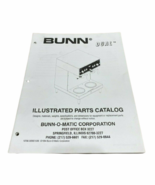 Bunn DUAL Coffee Maker Illustrated parts catalog - $186.37 MXN