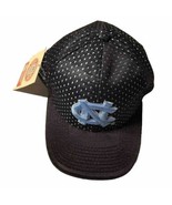 North Carolina Tar Heels Unisex Hat Black/Blue Polkadot NWT Creation of Demand - £28.55 GBP