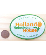 Vtg Heineken Holland House Patch-August 2004-Athens Greece-White Green-O... - $266.29 MXN