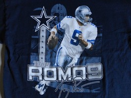 Blue NFL Dallas Cowboys #9 Tony Romo Football t shirt Adult M NICE Free ... - £15.98 GBP