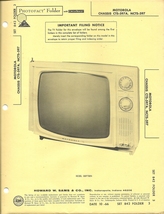 Sams Photofact - Set 842 - Folder 3 - Oct 1966 - Motorola Chassis CTS-S97A - £17.18 GBP