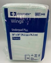 Wings Plus Underpad HEAVY Absorbency 30 X 30&quot; 948 (Pack Of 10) - £5.36 GBP