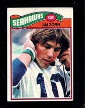 1977 Topps #65 Jim Zorn Vg (Rc) Seahawks *X109503 - £5.20 GBP