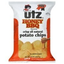 Utz Potato Chips, Honey BBQ Flavored, Family Size, 10 oz, (pack of 3) - $20.98