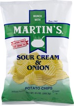 Martin&#39;s Sour Cream &amp; Onion Potato Chips 9.5 Ounces (3 Bags) - £20.44 GBP