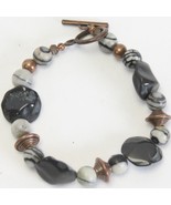 Handmade Bracelet Stone  7&quot; Long - $19.59