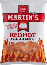 Martin&#39;s Red Hot Potato Chips 9.5 Ounces (3 Bags) - £20.72 GBP
