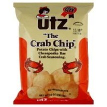 Utz Potato Chips, The Crab Chip, Family Size, 9.5 oz, (pack of 3) - $18.55