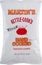 Martin&#39;s Kettle-Cook&#39;d Potato Chips 8.5 Oz (4 Bags) - £25.01 GBP