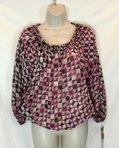 New Daisy Fuentes Womens Sz S Tunic Sheer shirt Top with Under tank 2 pc... - $15.84