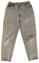 Wrangler For Women Vintage Grey High Rise Mom Jeans Straight Leg Denim  26x27 - £14.56 GBP