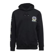 Quiksilver Men&#39;s Black Mystic Sessions Pull Over Hoodie (S05) - £16.97 GBP