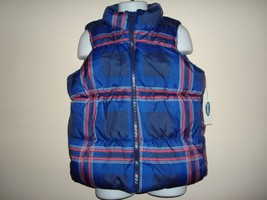 GIRL&#39;S OLD NAVY PLAID QUILTED VEST SIZE S /6,7/ NWT - £12.40 GBP