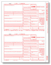 IRS Approved 1099-INT Laser Federal Copy A Tax Form - £11.37 GBP+