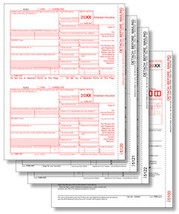 IRS Approved 1099-INT 3 Part Laser Tax Form Set - £14.95 GBP+