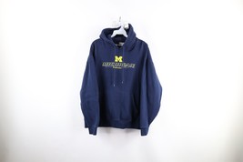 Vintage Womens XL Faded Spell Out University of Michigan Hoodie Sweatshi... - £42.60 GBP