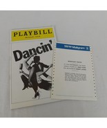 LOT Dancin&#39; Playbill Note July 1979 Bob Fosse Gail Benedict Christine Colby - £12.18 GBP