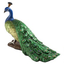 Peacock Sculpture Statue life-size for Home or Garden - £197.04 GBP