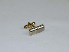 Men J.Valintin Cufflinks by Vitorofolo for French Cuff Shirt V29-44 Silver Gold image 4