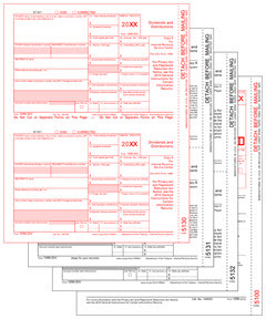 IRS Approved 1099-DIV 4-part Tax Form - $16.00+